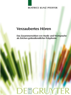 cover image of Verzaubertes Hören